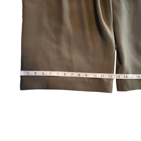 Banana Republic Cropped Wide-Leg Jumpsuit, olive green, size 10 - Picture 7 of 14